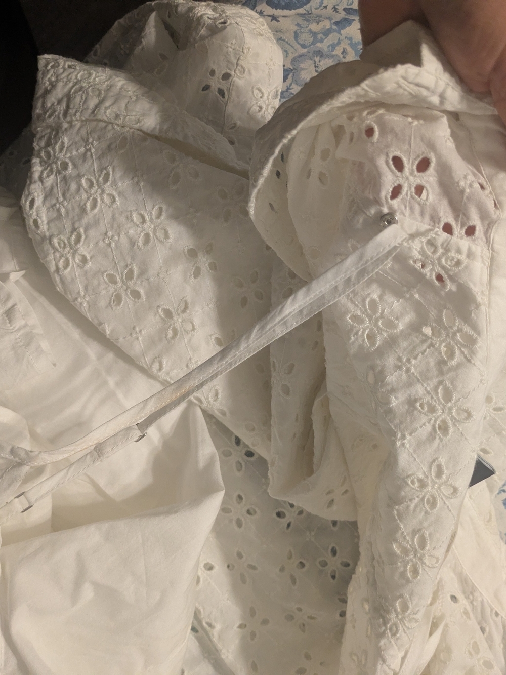 GAP White Eyelet Button-Front Dress - Picture 5 of 8